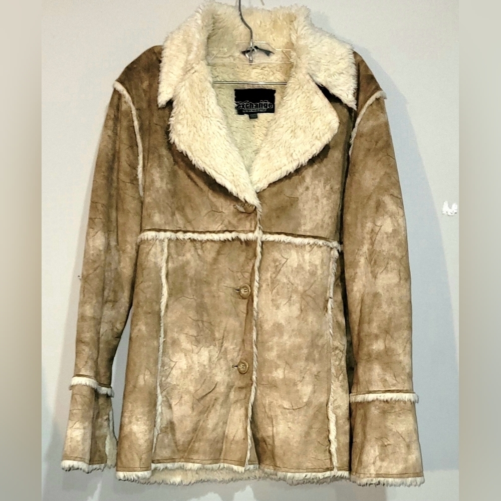 Exchange faux fur  jacket